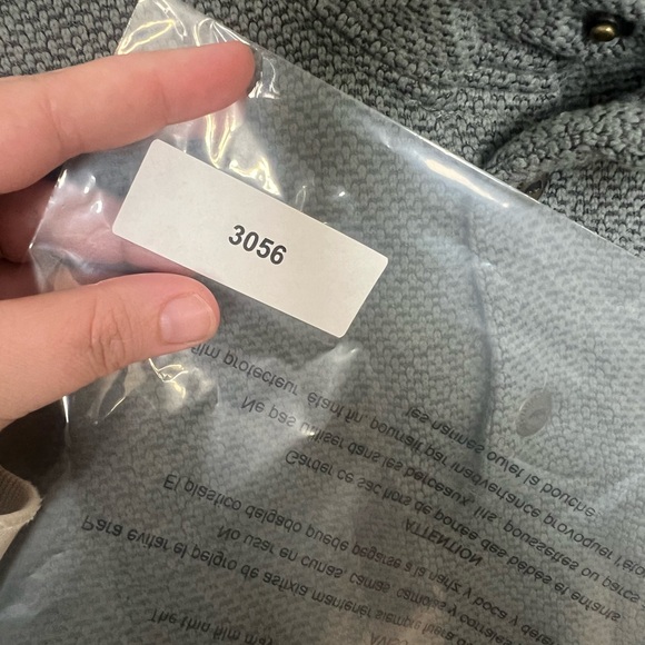 Taylor Stitch Men Size 40 Medium Slate Grid Pullover Fleece Jacket - Picture 7 of 7